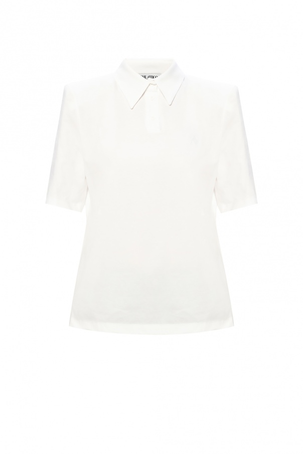 The Attico Polo shirt with padded shoulders